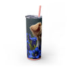 Skinny Tumbler with Straw – 20 oz Stainless Steel Cup
