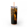 Skinny Tumbler with Straw – 20 oz Stainless Steel Cup