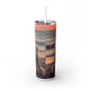 Skinny Tumbler with Straw – 20 oz Stainless Steel Cup