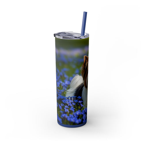 Skinny Tumbler with Straw – 20 oz Stainless Steel Cup