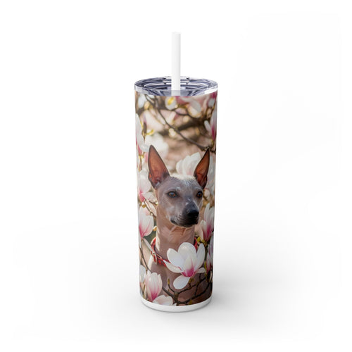 Skinny Tumbler with Straw – 20 oz Stainless Steel Cup