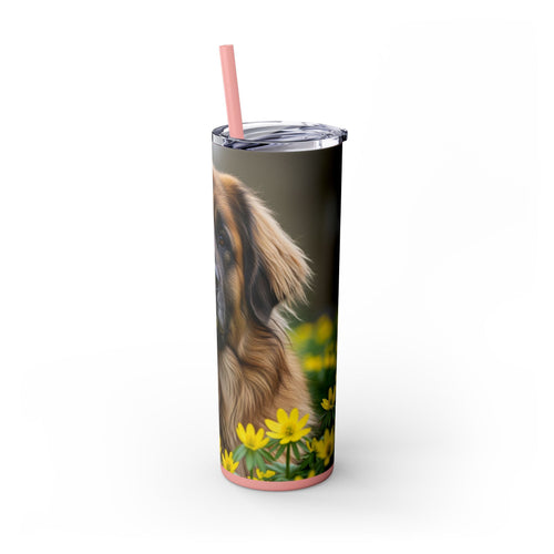 Skinny Tumbler with Straw – 20 oz Stainless Steel Cup