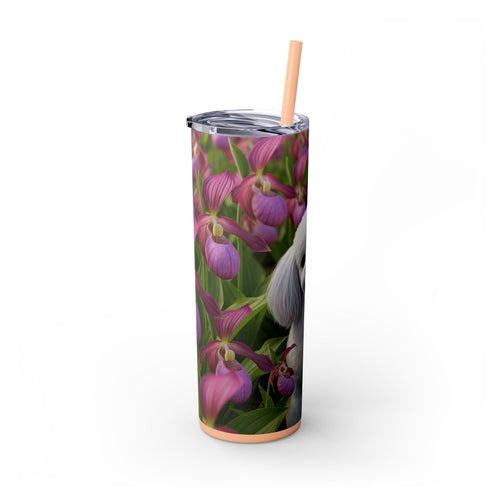Skinny Tumbler with Straw – 20 oz Stainless Steel Cup