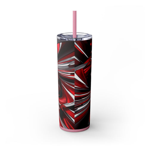 Skinny Tumbler with Straw – 20 oz Stainless Steel Cup