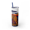 Skinny Tumbler with Straw – 20 oz Stainless Steel Cup