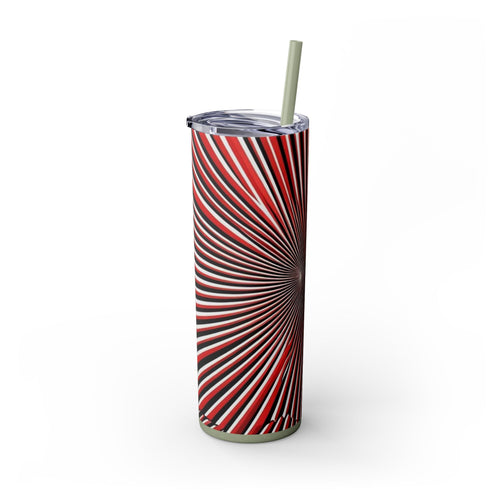 Skinny Tumbler with Straw – 20 oz Stainless Steel Cup