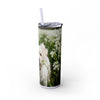Skinny Tumbler with Straw – 20 oz Stainless Steel Cup
