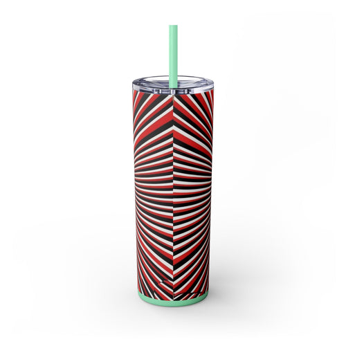 Skinny Tumbler with Straw – 20 oz Stainless Steel Cup