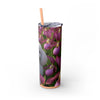 Skinny Tumbler with Straw – 20 oz Stainless Steel Cup
