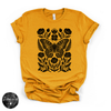 Black Butterfly Moth Fall Tee | Gothic Autumn Graphic T-Shirt