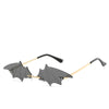 Bat shape personalized glasses