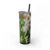 Skinny Tumbler with Straw – 20 oz Stainless Steel Cup
