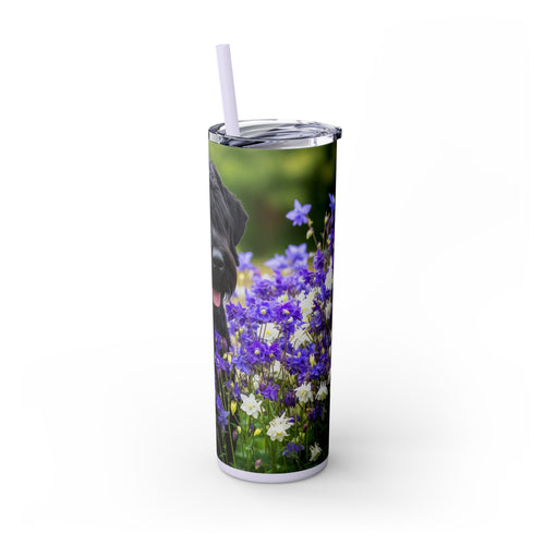 Skinny Tumbler with Straw – 20 oz Stainless Steel Cup