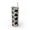 Skinny Tumbler with Straw – 20 oz Stainless Steel Cup