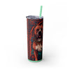 Skinny Tumbler with Straw – 20 oz Stainless Steel Cup
