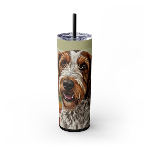 Skinny Tumbler with Straw – 20 oz Stainless Steel Cup