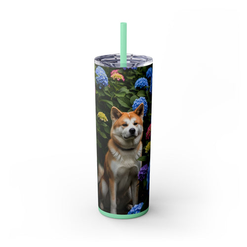 Skinny Tumbler with Straw – 20 oz Stainless Steel Cup