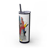Skinny Tumbler with Straw – 20 oz Stainless Steel Cup
