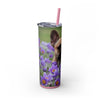 Skinny Tumbler with Straw – 20 oz Stainless Steel Cup