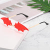 Bat shape personalized glasses