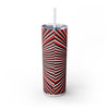 Skinny Tumbler with Straw – 20 oz Stainless Steel Cup
