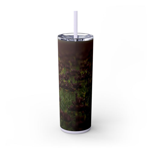 Skinny Tumbler with Straw – 20 oz Stainless Steel Cup