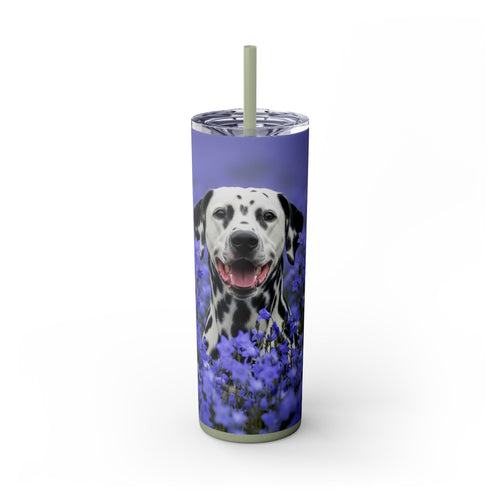 Skinny Tumbler with Straw – 20 oz Stainless Steel Cup