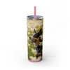 Skinny Tumbler with Straw – 20 oz Stainless Steel Cup