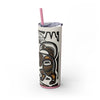 Skinny Tumbler with Straw – 20 oz Stainless Steel Cup