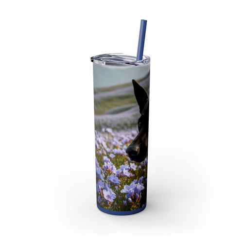 Skinny Tumbler with Straw – 20 oz Stainless Steel Cup