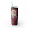 Skinny Tumbler with Straw – 20 oz Stainless Steel Cup