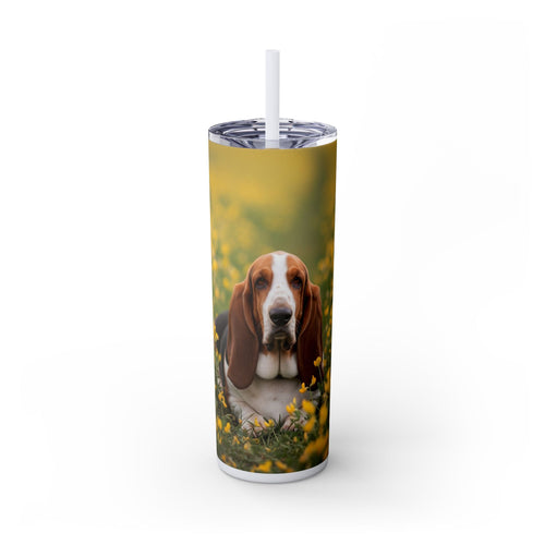 Skinny Tumbler with Straw – 20 oz Stainless Steel Cup