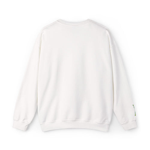 California Embroidered Crewneck Sweatshirt — Green Vintage 'CA' Paw Logo