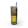 Skinny Tumbler with Straw – 20 oz Stainless Steel Cup