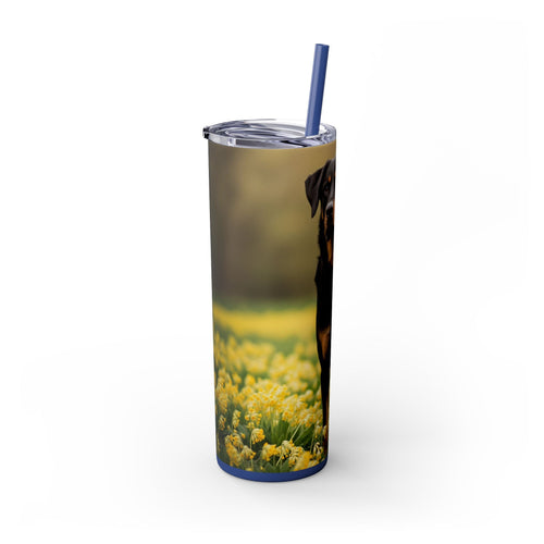 Skinny Tumbler with Straw – 20 oz Stainless Steel Cup