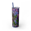 Skinny Tumbler with Straw – 20 oz Stainless Steel Cup