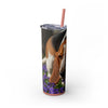 Skinny Tumbler with Straw – 20 oz Stainless Steel Cup