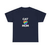 Pride Cat Mom Heavy Duty Unisex Tee Sizes Small - 5XL (11 colors)