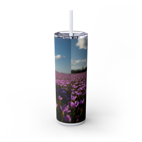 Skinny Tumbler with Straw – 20 oz Stainless Steel Cup