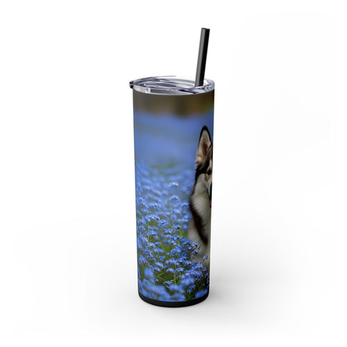 Skinny Tumbler with Straw – 20 oz Stainless Steel Cup