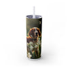 Skinny Tumbler with Straw – 20 oz Stainless Steel Cup