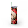 Skinny Tumbler with Straw – 20 oz Stainless Steel Cup