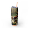 Skinny Tumbler with Straw – 20 oz Stainless Steel Cup
