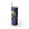 Skinny Tumbler with Straw – 20 oz Stainless Steel Cup
