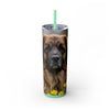 Skinny Tumbler with Straw – 20 oz Stainless Steel Cup