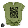 Black Butterfly Moth Fall Tee | Gothic Autumn Graphic T-Shirt