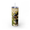 Skinny Tumbler with Straw – 20 oz Stainless Steel Cup
