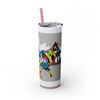 Skinny Tumbler with Straw – 20 oz Stainless Steel Cup