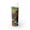 Skinny Tumbler with Straw – 20 oz Stainless Steel Cup