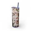 Skinny Tumbler with Straw – 20 oz Stainless Steel Cup
